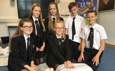 Pupils from Noadswood school 